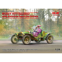 ICM 1/24 Model T 1913 Speedster with American Sport Car Drivers Plastic Model Kit