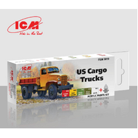 ICM Acrylic Paint Set: US Cargo Trucks - 6 Colours