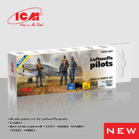 ICM Acrylic Paint Set: Luftwaffe pilots - 6 Colours