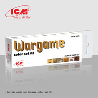 ICM Acrylic Paint Set: Wargame Color Set # 2 - 6 Colours