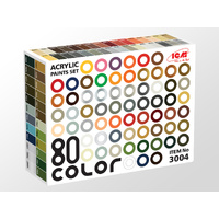 ICM Acrylic Paint Set: Big paint set for 40 colors