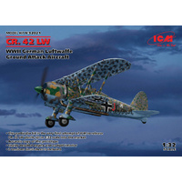 ICM 1/32 CR. 42 LW WWII German Luftwaffe Ground Attack Aircraft Plastic Model Kit