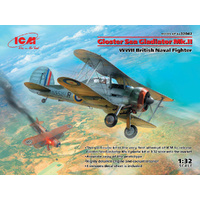 ICM 1/32 Gloster Sea Gladiator Mk.II WWII British Naval Fighter Plastic Model Kit