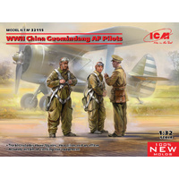 ICM 1/32 WWII China Guomindang AF Pilots Plastic Model Kit