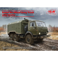 ICM 1/35 Soviet Six-Wheel Army Truck with Shelter Plastic Model Kit