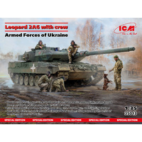 ICM 1/35 Leopard 2A6 of the Armed Forces of Ukraine with crew Plastic Model Kit