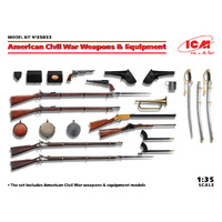 ICM 1/35 US Civil War Weapons & Equipment Plastic Model Kit