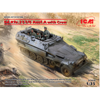 ICM 1/35 Sd.Kfz.251/6 Ausf.A with Crew Plastic Model Kit