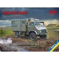 ICM 1/35 Unimog S 404 with box body German military truck Plastic Model Kit