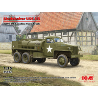ICM 1/35 Studebaker US6-U5 WWII US Gasoline Tank Truck Plastic Model Kit