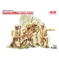 ICM 1/35 Gurkha Rifles (1944) (4 Figures) Plastic Model Kit