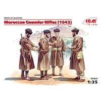 ICM 1/35 Moroccan Goumier Rifles (1943) (4 Figures) Plastic Model Kit
