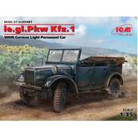 ICM 1/35 le.gl.Pkw Kfz.1 WWII German Light Personnel Car Plastic Model Kit