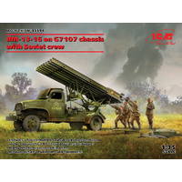 ICM 1/35 BM-13-16 on G7107 chassis with Soviet crew Plastic Model Kit