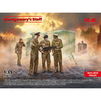 ICM 1/35 Montgomery's Staff Plastic Model Kit