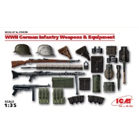 ICM 1/35 WWII German Infantry Weapons & Equipment Plastic Model Kit