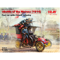 ICM 1/35 "Battle of the Marne" (1914) Taxi car with French Infantry Plastic Model Kit