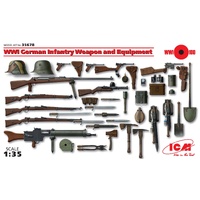 ICM 1/35 WWI German Infantry Weapon and Equipment Plastic Model Kit