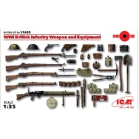ICM 1/35 WWI British Infantry Weapon and Equipment Plastic Model Kit