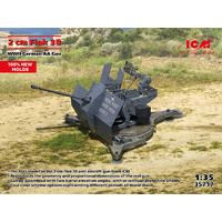 ICM 1/35 Flak 38 WWII German AA Gun Plastic Model Kit