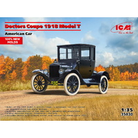 ICM 1/35 Doctors Coupe 1918 Model T American Car Plastic Model Kit