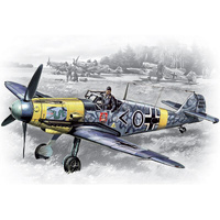 ICM 1/48 Messerschmitt Bf 109F-2 WWII German Fighter Plastic Model Kit