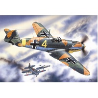 ICM 1/48 Messerschmitt Bf 109F-4 WWII German Fighter Plastic Model Kit