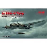 ICM 1/48 Ju 88A-4 Torp/A-17 WWII German Torpedo Plane Plastic Model Kit