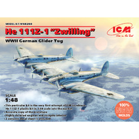 ICM 1/48 He 111Z-1 “Zwilling” WWII German Glider Tug Plastic Model Kit