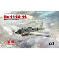 ICM 1/48 He 111H-16 WWII German Bomber Plastic Model Kit