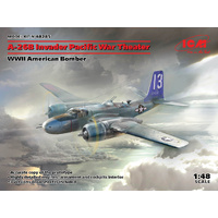 ICM 1/48 A-26? Invader Pacific War Theater WWII American Bomber Plastic Model Kit