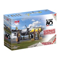 ICM 1/48 B-26B Marauder with USAAF Pilots and Ground Personnel Plastic Model Kit