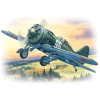 ICM 1/72 I-16 Type 28 WWII Soviet Fighter Plastic Model Kit