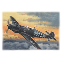 ICM 1/72 Messerschmitt Bf 109E-4 WWII German Night Fighter Plastic Model Kit