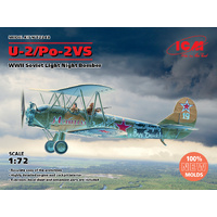 ICM 1/72 U-2/Po-2VS WWII Soviet Light Night Bomber Plastic Model Kit
