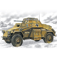 ICM 1/72 Sd.Kfz.222 German Light Armoured Vehicle Plastic Model Kit