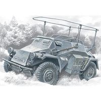 ICM 1/72 Sd.Kfz.261 German Radio Communication Vehicle Plastic Model Kit