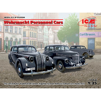 ICM 1/35 Wehrmacht Personnel Cars Plastic Model Kit Diorama Set