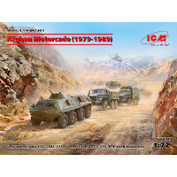 ICM 1/72 Afghan Motorcade (1979-1989) Plastic Model Kit Diorama Set
