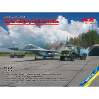 ICM 1/72 Soviet military airfield 1980s Plastic Model Kit Diorama Set