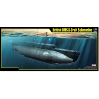 I Love Kit 1/35 British HMS X-Craft Submarine Plastic Model Kit [63504]