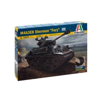 Italeri 6529 1/35 M4A3E8 Sherman "Fury" Plastic Model Kit