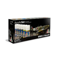 *DISC*Italeri WWII Raf Aircraft (6) Acrylic Paint Set