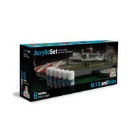 *DISC*Italeri M.T.B. and Ships (6) Acrylic Paint Set