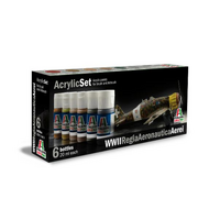 *DISC*Italeri WWII Italian Aircraft (6) Acrylic Paint Set