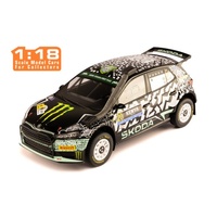 IXO Models 1/18 SKODA FABIA Rally2 (2023) #22 O.Solberg - E.Edmondson Safari Rally Kenya 2024
