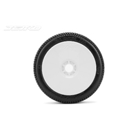 Jetko 1/8 Buggy BLOCK IN Tyres (Medium Soft Insert/Blue Grey) (2pcs) [1002MS6201BG]