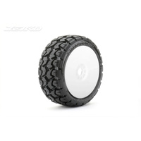 Jetko 1/8 Buggy EX-TOMAHAWK/Dish LW/White/Medium Soft/Belted [1501DWMSGB]
