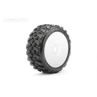Jetko 1/8 Buggy EX-KING COBRA/Dish LW/White/Medium Soft/Belted [1502DWMSGB]
