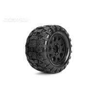 Jetko 1/8 MT 3.8 EX-RAPTOR /Claw Rim/Black/Medium Soft/Glued/Belted
